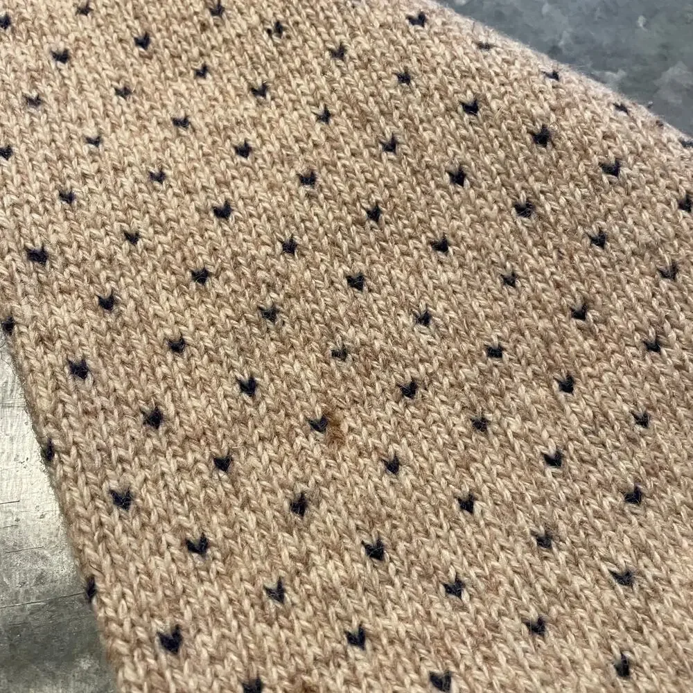 Vintage 90s Eddie Bauer Wool Heart Cardigan Sweater Medium Grandma Cottagecore - Picture 9 of 13